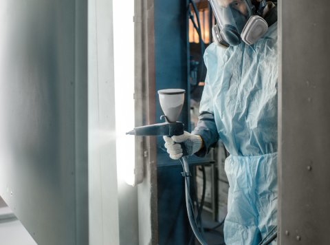 Louvre Powder Coating Application Process