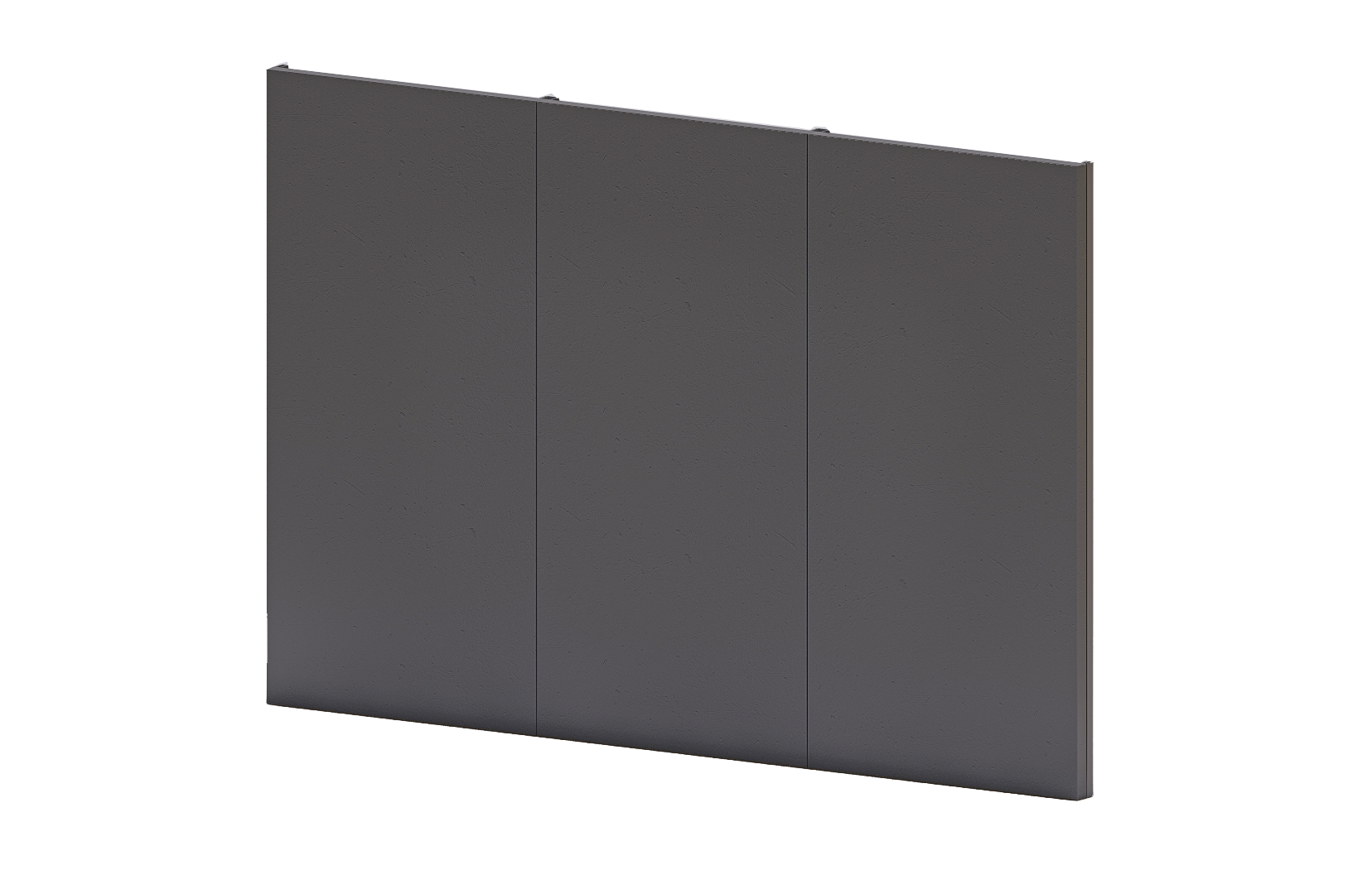 1 Flat Aluminium Face