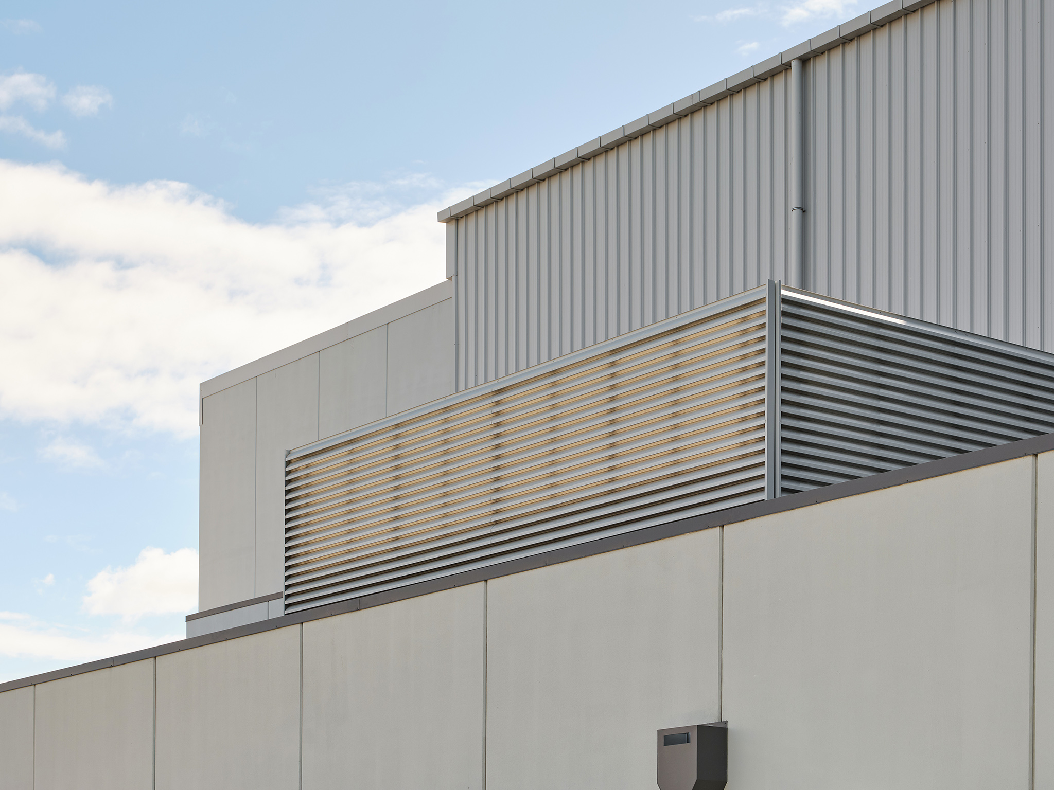 Screenwall Installed on Building