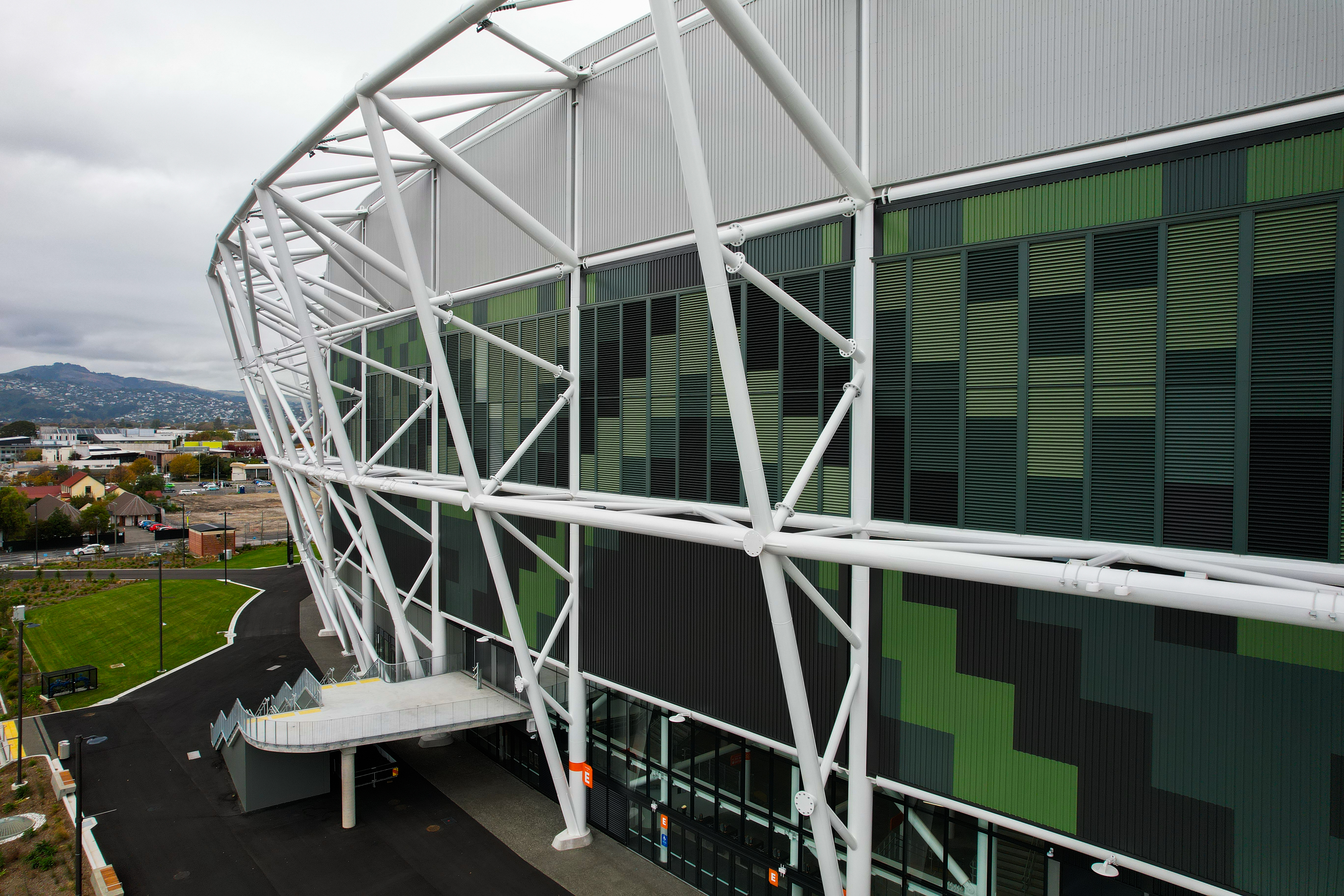 One NZ Stadium Louvres External Drone