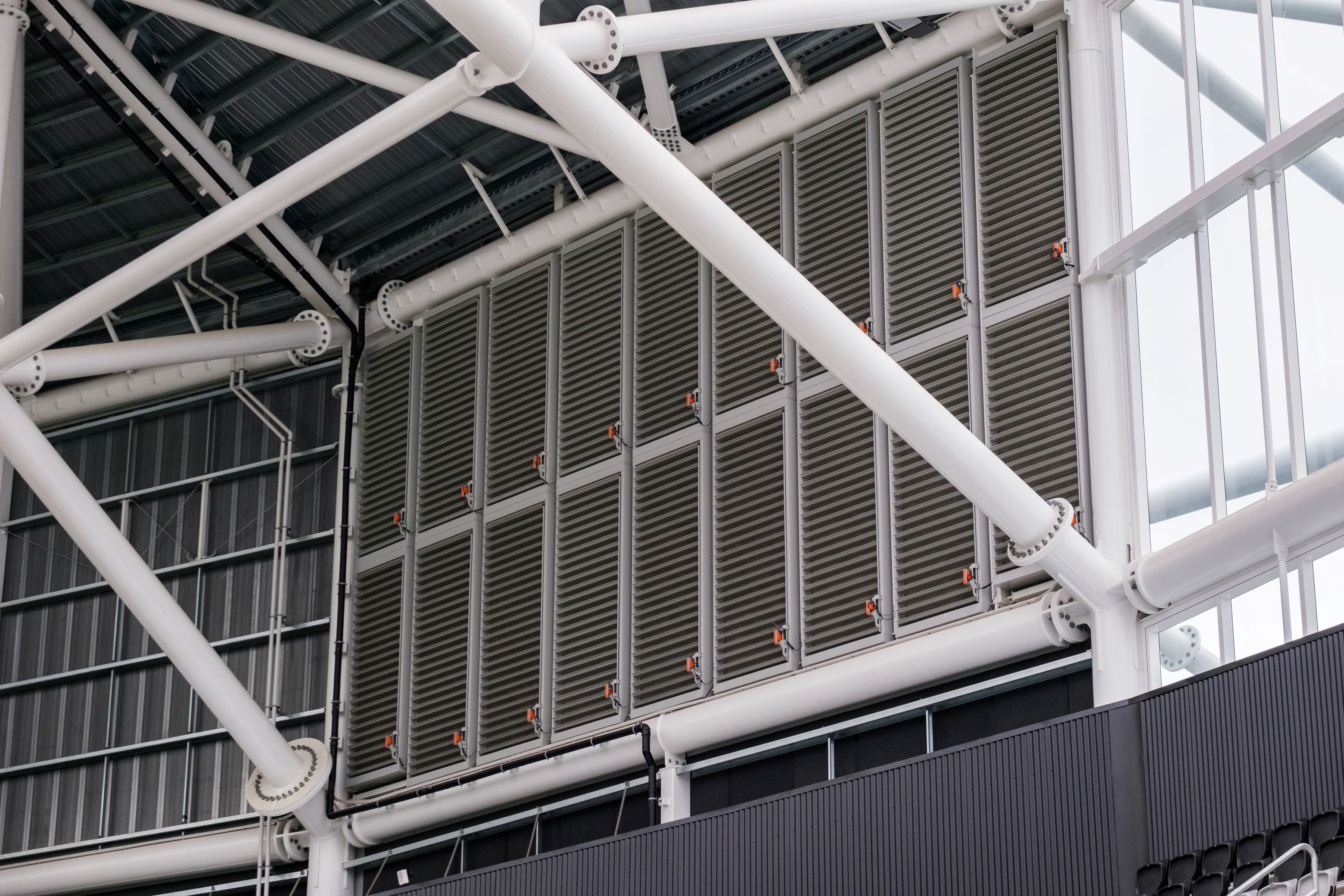 Internal Operable Louvres One NZ Stadium