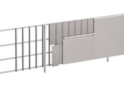 Acoustic Barrier Screen Render