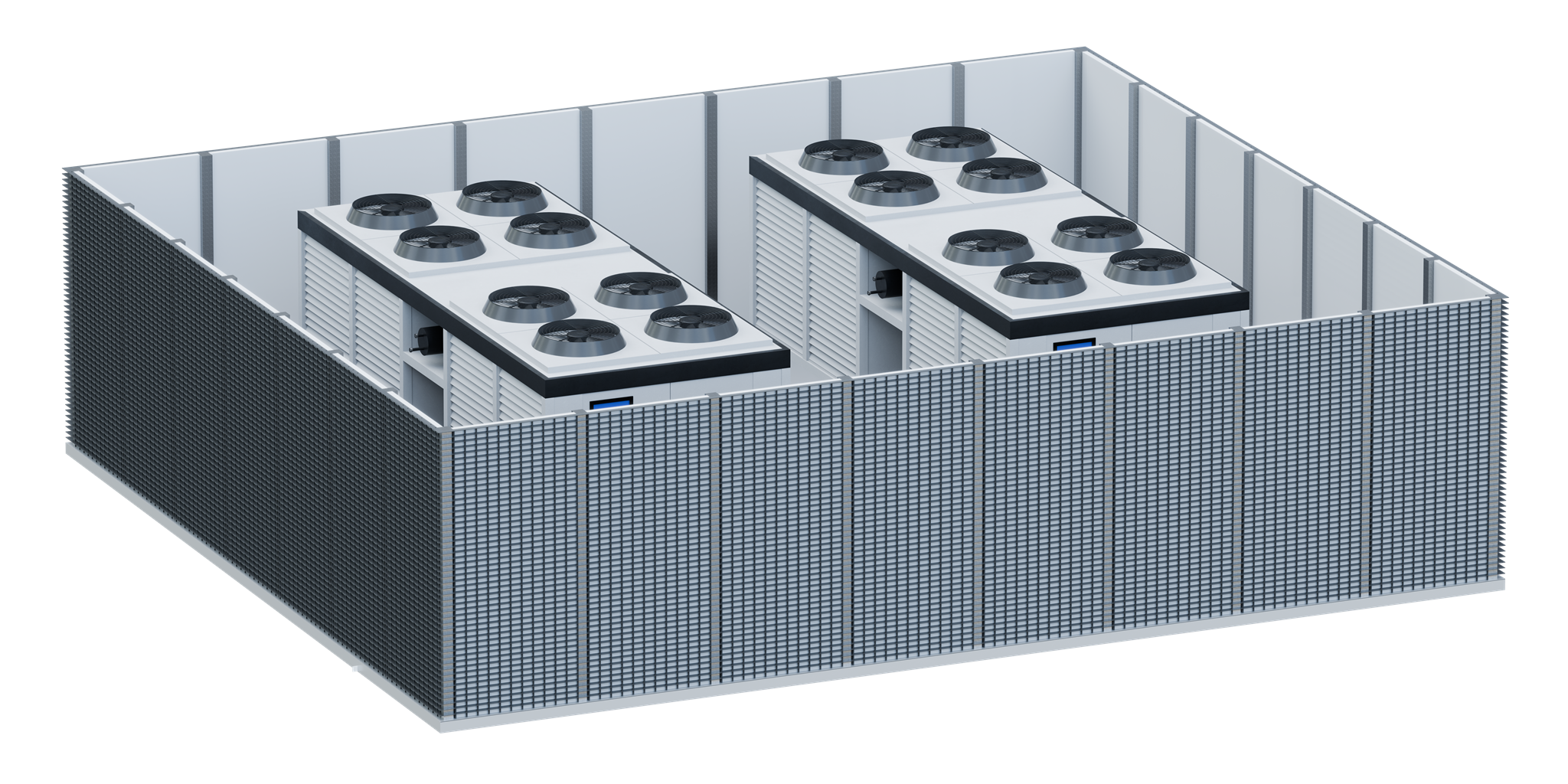 Render of Acoustic Mesh Screens Example