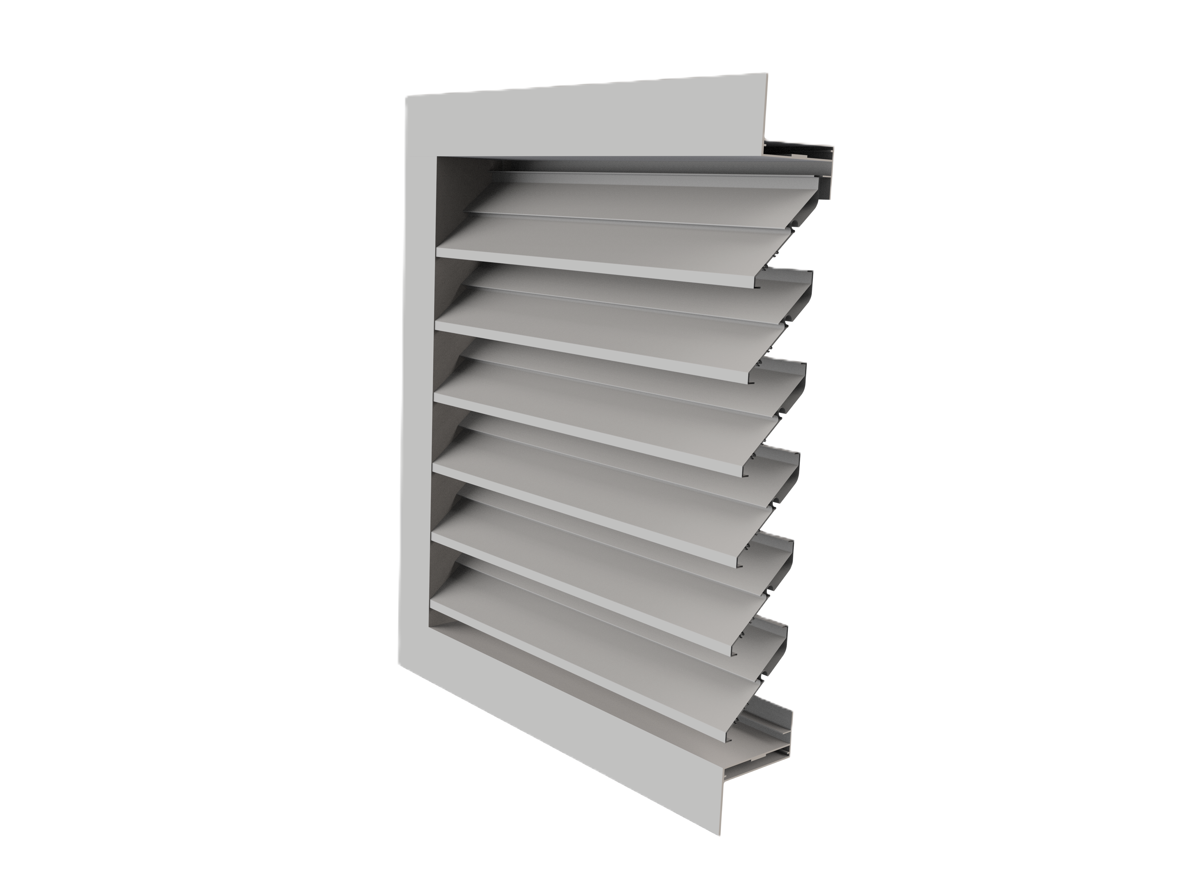 OL 100S Operable Twin Weatherstop Louvre
