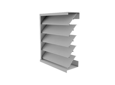 VL-100CM Cost-Effective Visual Screening Louvre