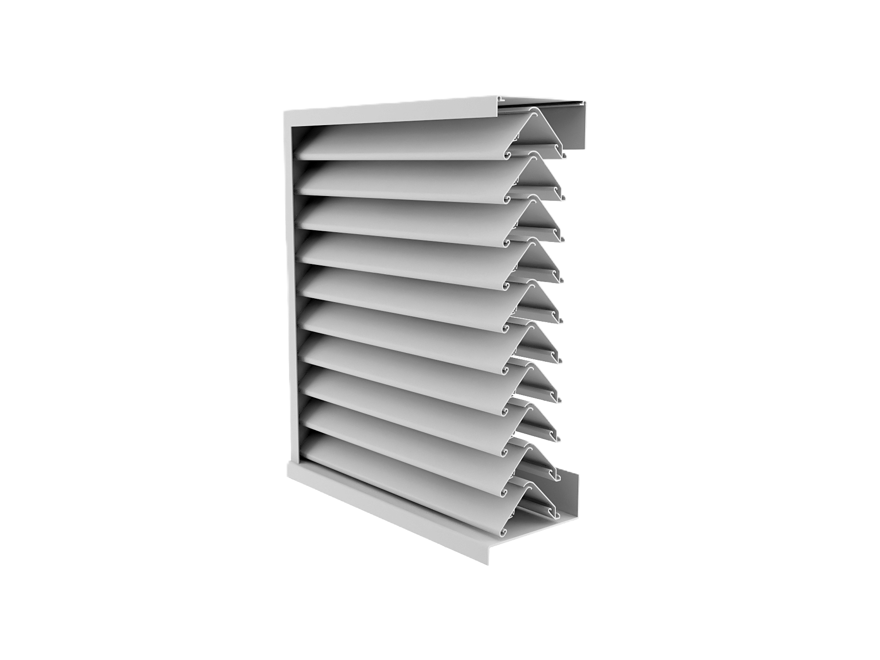 VL-2SD High Weather Protection Louvre