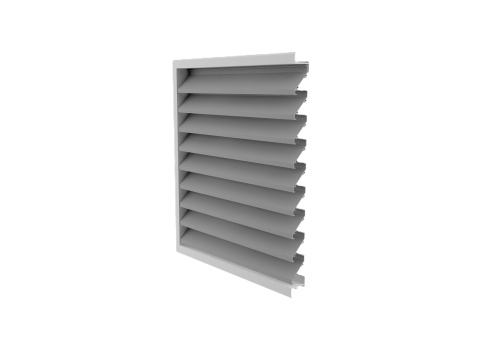 VL-55S Slimline Ventilation and Screening Louvre